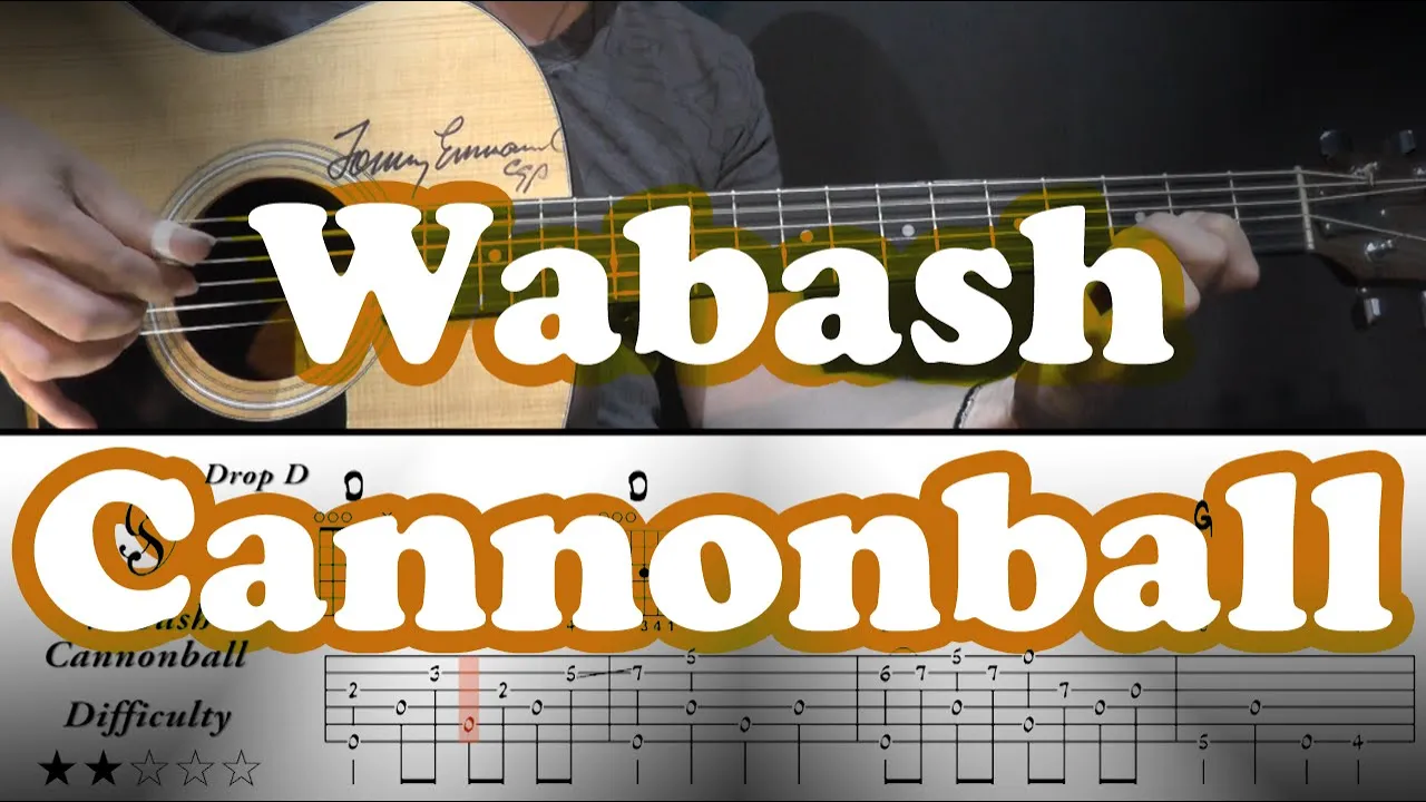 Wabash Cannonball - Fingerstyle Guitar Tutorial Wabash Cannonball - Fingerstyle Guitar Tutorial