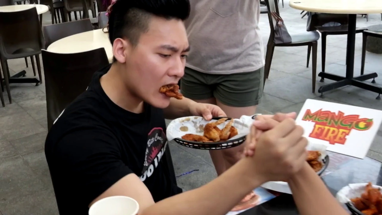 Mannequin Challenge - Competitive Eating Style!