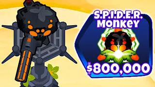 NEW 5-5-5 Sniper Paragon - The S.P.I.D.E.R. Monkey! (Bloons TD 6)