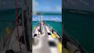 Sail into Paradise: Entering Normans Cay!