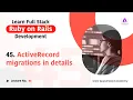 ActiveRecord Migrations
