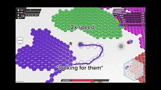 I 1v1 d the best Hexanaut io Player No sound ft Block-x7n