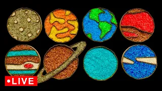 Planet Comparison for kids 🔴🌙🪐🌎 | Planet video | How Many Moons Does Each Planet Have | Top 10 Moons