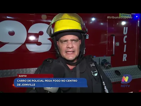 Bombeiros atendem duas ocorrências no região central de Joinville