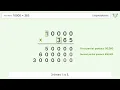 10000 x 365 Long Multiplication - Step-by-Step