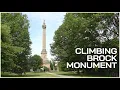 Climbing the Brock Monument in Niagara Falls Canada
