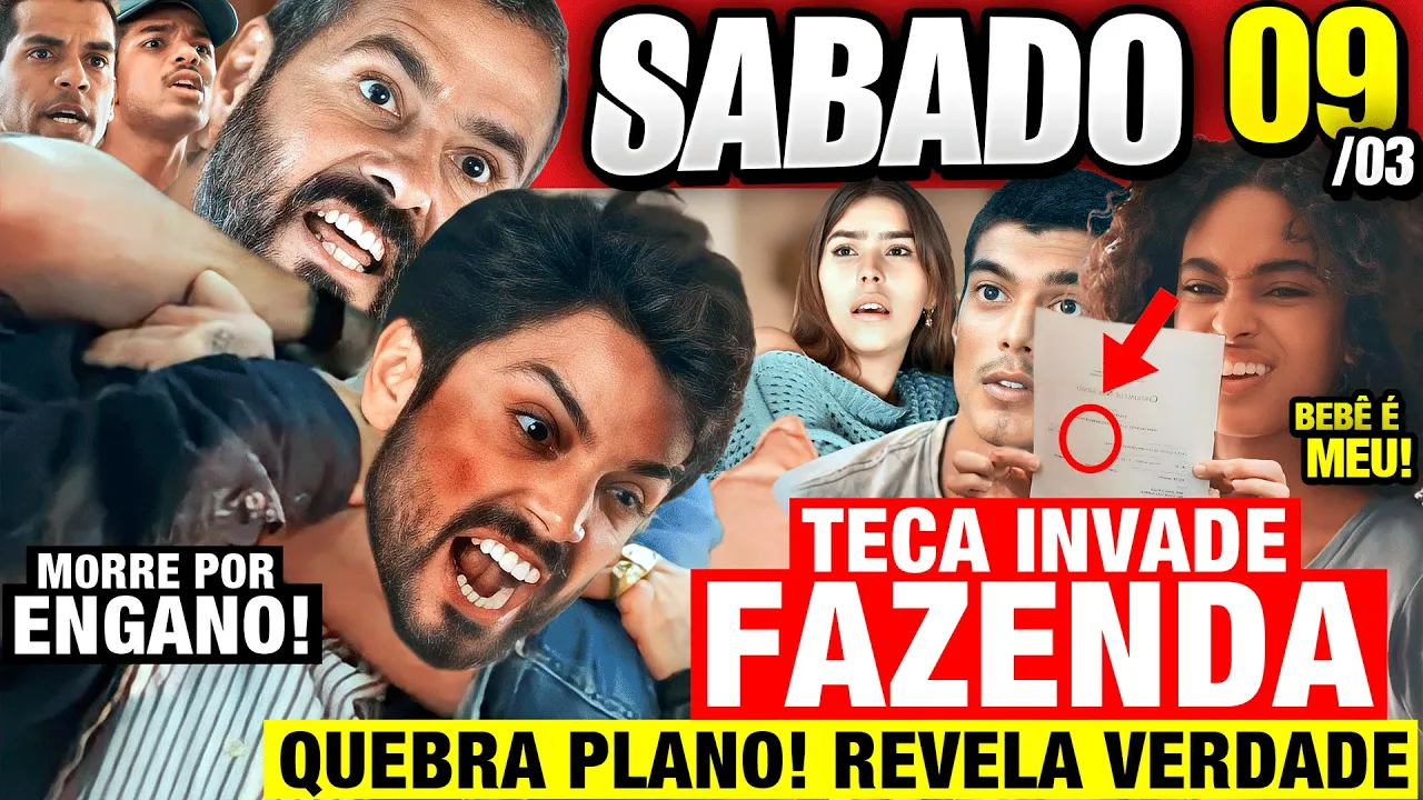 RENASCER - Capítulo de hoje 09/03 SÁBADO - Resumo Completo da Novela Renascer Hoje 09/03/24