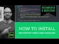 How to install Bootstrap using Dreamweaver - Dreamweaver Tutorial