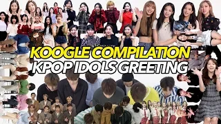 greetings from all k pop groups kpop compilation
