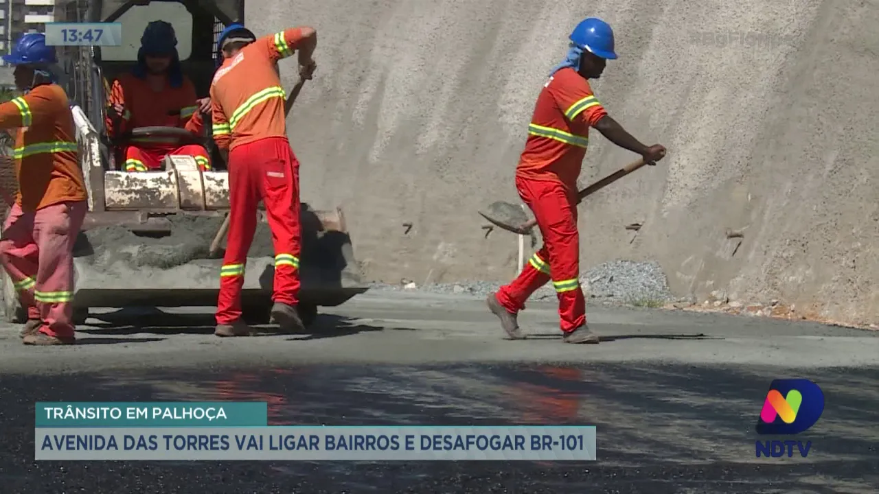 Palhoça: Avenida das Torres vai ligar bairros e desafogar BR-101