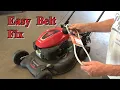 Honda Mower HRN216 Replace Belt Easy Self Propel DIY Fix