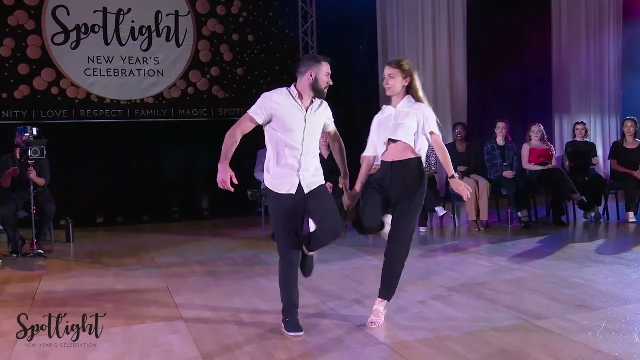 Spotlight New Year's Celebration 2023 Advanced Jack & Jill - Paiton Hebert & Anastasia Sidko