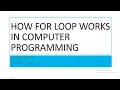 How For Loop And Do While Loops Work In Computer Programming in Twi
