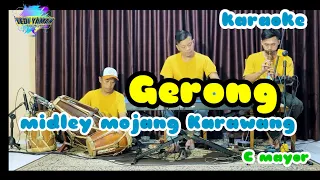 gerong midley mojang karawang karaoke nada cewek c versi tanjidor