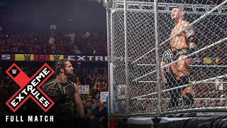 FULL MATCH Seth Rollins vs Randy Orton WWE Title Steel Cage Match Extreme Rules 2015