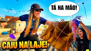 Minha Irmã Pegou o Pipa Murcha Avoado Cheio da Minha Linha na Laje - Xepa Inacreditável no Combate!