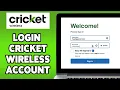 How To Login Cricket Wireless Account 2024 Cricket Wireless Sign In Guide