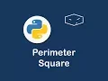 perimeter of square in python