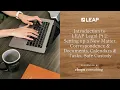 Introduction to LEAP Legal Pt 2 Setting up a New Matter Correspondence Documents More