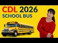 CDL School Bus Practice Test 2026 60 Questions with Explained Answers