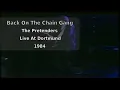 The Pretenders - Back On The Chain Gang (Subtitulado Inglés/Español)