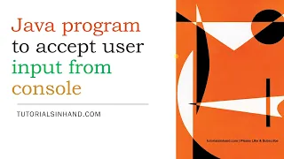 Getting user input in java using scanner How to accept input from user in java