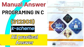 C Programming Lab Manual Solutions 312303 Complete Guide for Beginners