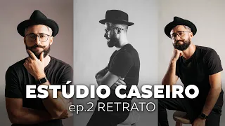 SEGREDOS PARA RETRATOS INCRÍVEIS EM ESTÚDIO - ESTÚDIO CASEIRO EP.2