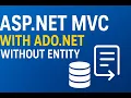 ASP NET C CRUD Operations Using ADO NET Without Entity Framework