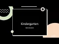Kindergarten Math Standards