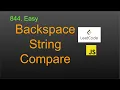 844 Backspace String Compare LeetCode Google Interview Question JavaScript