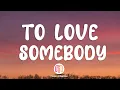 Download Lagu Michael Bolton - To Love Somebody (Lyrics)