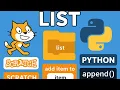 TUTORIAL MEMBUAT LIST PADA SCRATCH DAN PYTHON