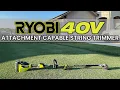 Ryobi 40V Brushless Attachment Capable String Trimmer 3 Week Post Reset Updates