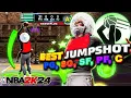 BEST JUMPSHOT FOR ALL BUILDS in NBA 2K24 100 GREENLIGHTS BEST JUMPSHOTS ON 2K24