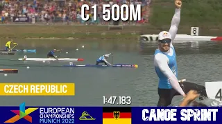 Download C1 Men 500m Final A | MARTIN FUKSA CHAMPION | European Championships Munich 2022 MP3