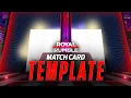 WWE ROYAL RUMBLE 2023 MATCH CARD TEMPLATE WITH EFFECT TEMPLATE GRAPHICS