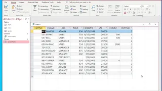 Writing a SQL Query in Access