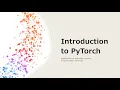 Module 13 - Unit 01 Introduction to PyTorch