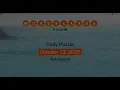 WordScapes October 11 2025 Answers
