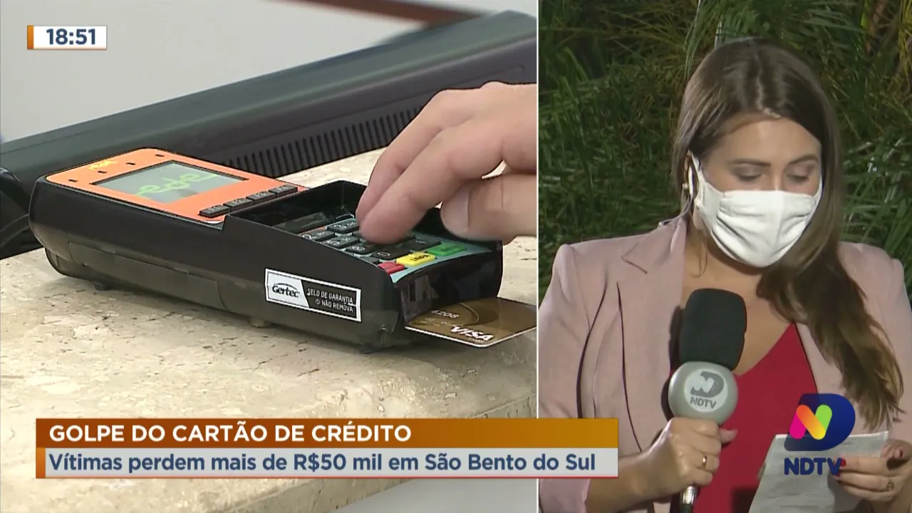 Vítimas perdem mais de R$50mil em golpe do cartão de crédito