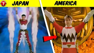 10 adegan morphin berubah power rangers yang berbeda jauh dengan versi super sentai nya