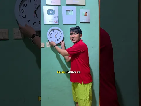 Ayah kenapa jamnya di dinding