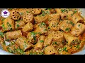 Sindhi Beh Recipe Lotus Root Recipe in Yogurt Imli Cooking With Sabeera