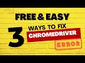 Your Chrome driver and google chrome version not same How to fix chromedriver error in Wasender