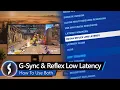 G-Sync Reflex Low Latency - How To Use Both