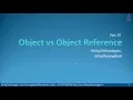 07 Object Vs Object Reference Variable
