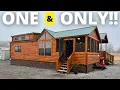 WOW tiny house log cabin like NEVER before Tiny Home Tour