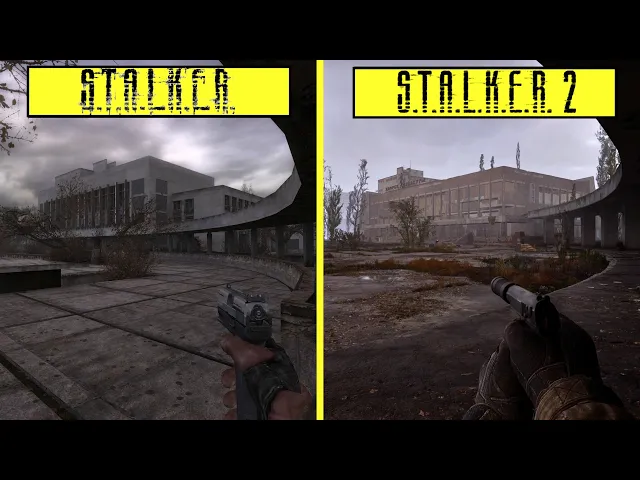 S.T.A.L.K.E.R.  vs S.T.A.L.K.E.R. 2 Locations &amp; Graphics  Comparison | STALKER 1 vs STALKER 2