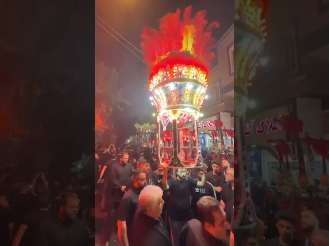 آیین تکیه خوانی شب هشت صفر 2 #shorts